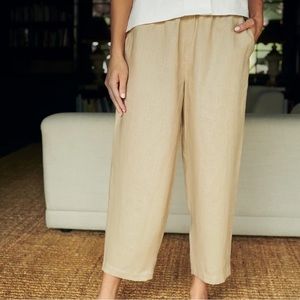 Quince Organic Linen Pants